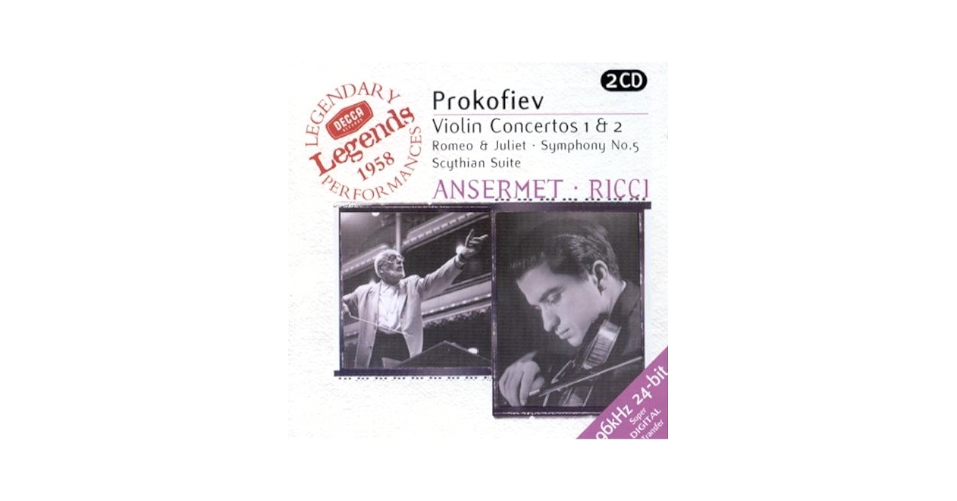 クラシック (CD)Violin Concerti 1 &amp; 2 Sergei Prokofiev, Ernest Ansermet, Swiss Romande Orchestra